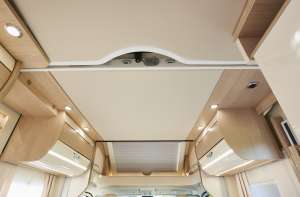 Built-in roof bed