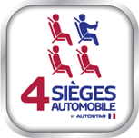 4 sièges automobile