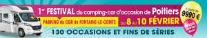 festival du camping-car d'occasion POITIERS Du 8 au 10 Février 2019
