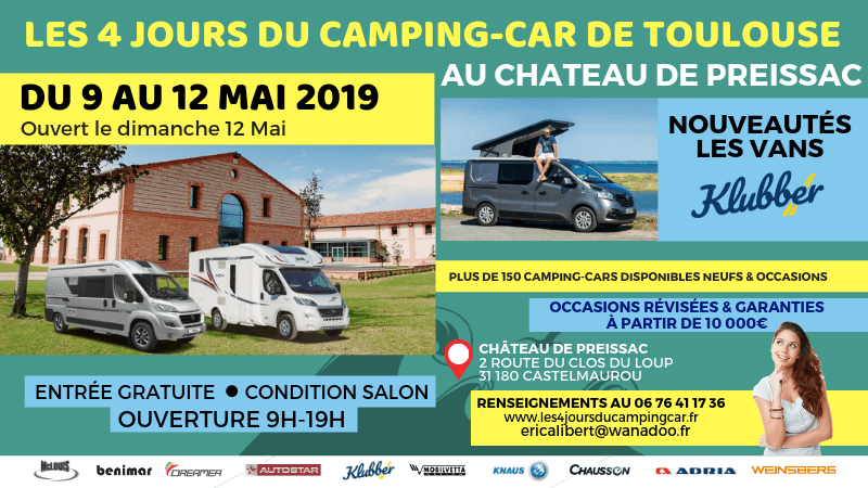 Salon du camping-car à TOULOUSE (31)|Salon camping-car à Caen Mai 2019